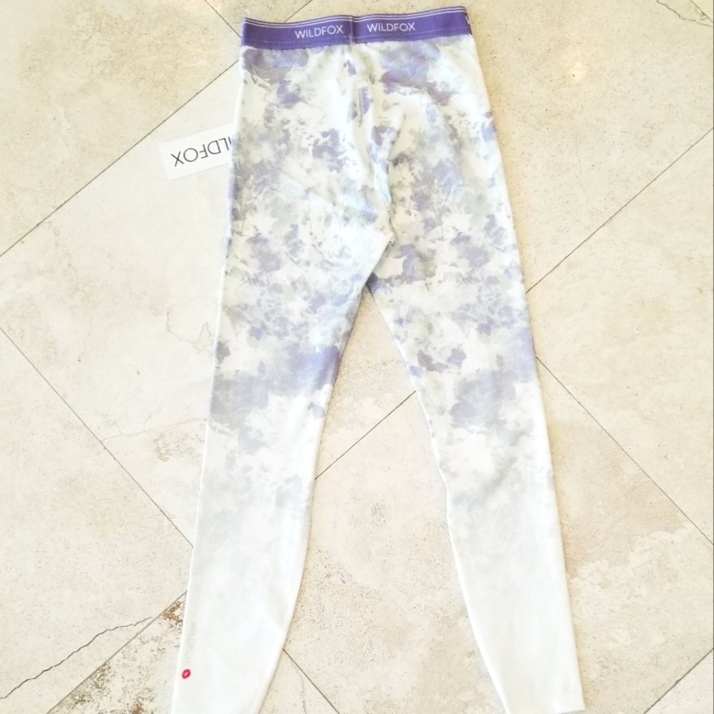 Wild Fox Ombre Tie Dye High Waist Athletic Athleisure Legging Pants NWT - Picture 13 of 15